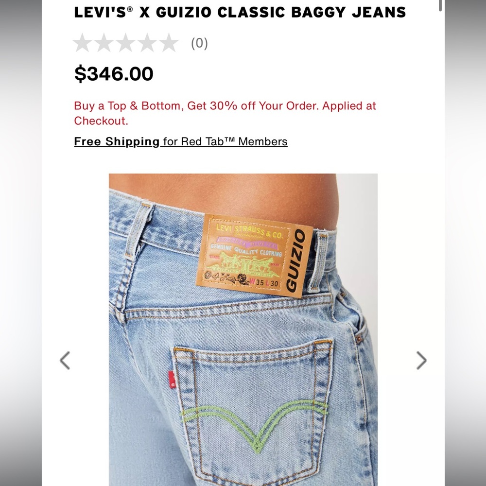 ISO DANIELLE GUIZIO LEVI’S